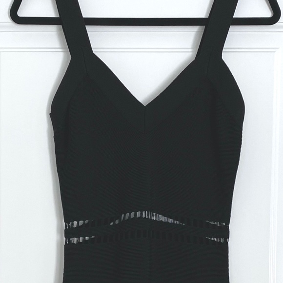 H&M Fine Knit Bodycon Black Dress - Small - Picture 3 of 7